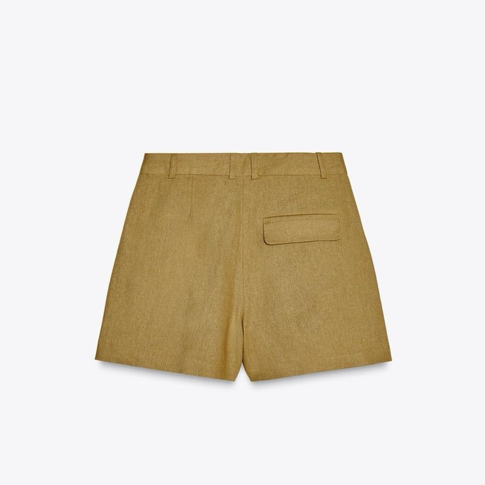 Zara Linen Blend Shorts